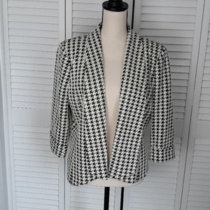 Kate & Rosy Houndstooth Blazer Sz XL